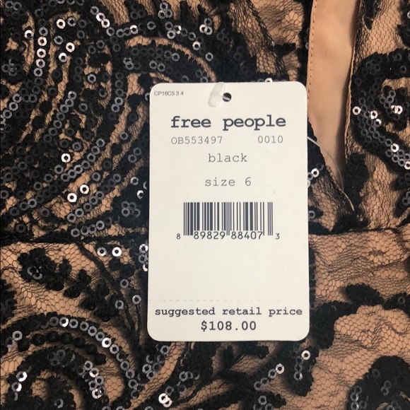 FREE PEOPLE Night Shimmers Mini Dress - Picture 13 of 14
